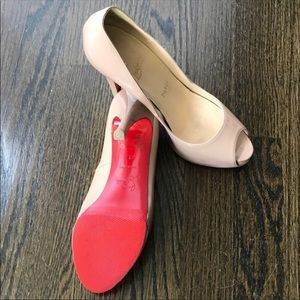 Authentic louboutin peep toe heels